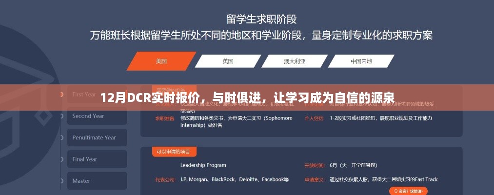 12月DCR实时报价，掌握最新动态，学习铸就自信之源