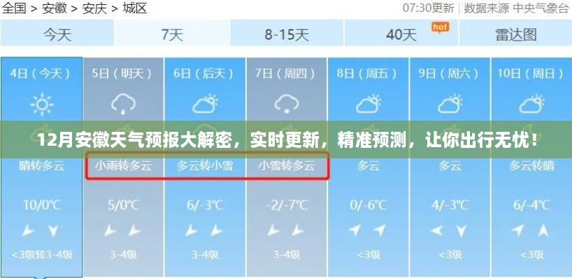 安徽十二月天气预报详解，实时更新与精准预测，无忧出行指南！
