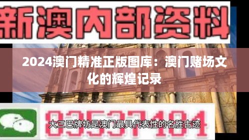 2024澳门精准正版图库：澳门赌场文化的辉煌记录