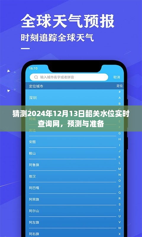 韶关水位预测与准备，2024年12月13日实时查询网最新猜测报告