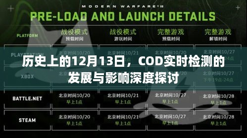 COD实时检测的发展与影响深度探讨，历史视角下的12月13日回顾