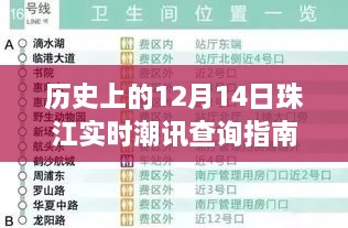 珠江实时潮讯查询指南，历史上的12月14日入门到进阶全解析