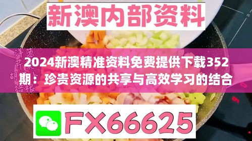 2024新澳精准资料免费提供下载352期：珍贵资源的共享与高效学习的结合