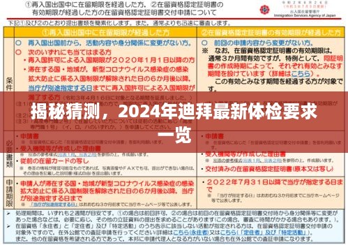 揭秘，迪拜最新体检要求概览（2024版）