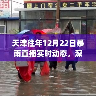 天津往年12月22日暴雨直播实录，实时动态与深度解析