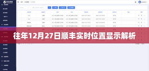 顺丰速递实时位置解析，往年12月27日追踪数据解读