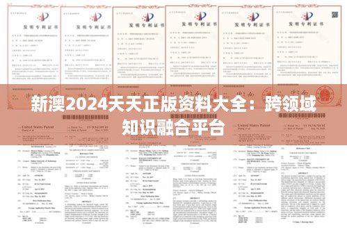 新澳2024天天正版资料大全：跨领域知识融合平台