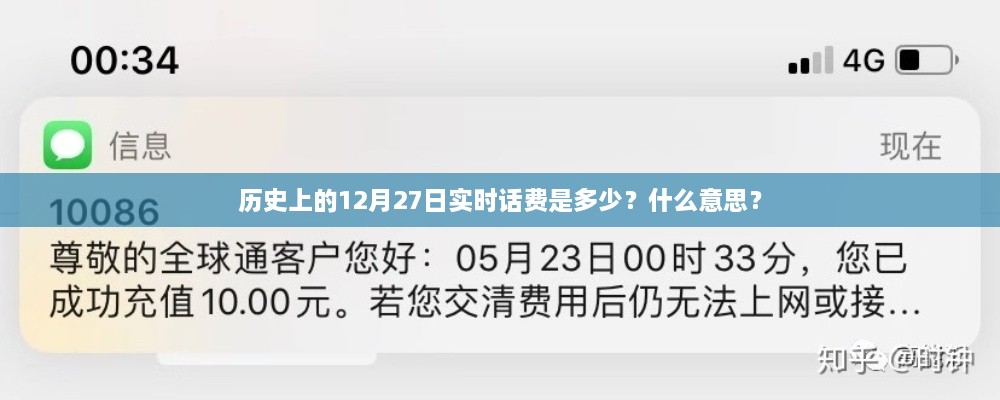 历史上的12月27日实时话费查询及解析