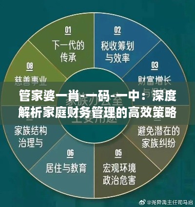 管家婆一肖-一码-一中：深度解析家庭财务管理的高效策略