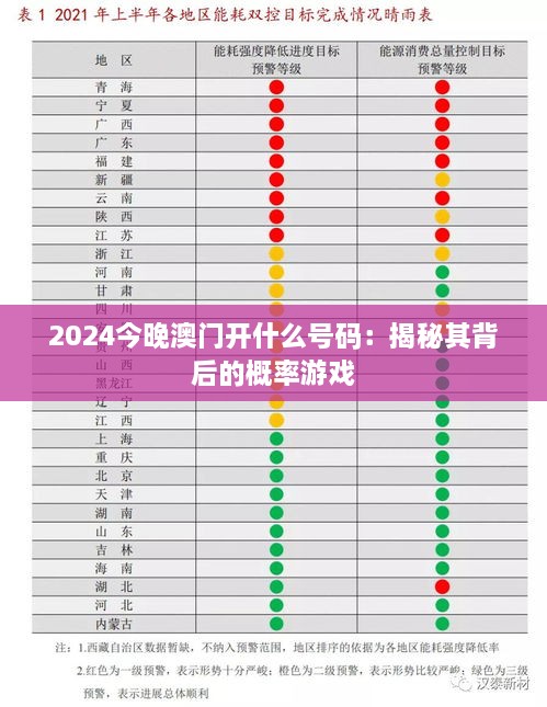 2024今晚澳门开什么号码：揭秘其背后的概率游戏