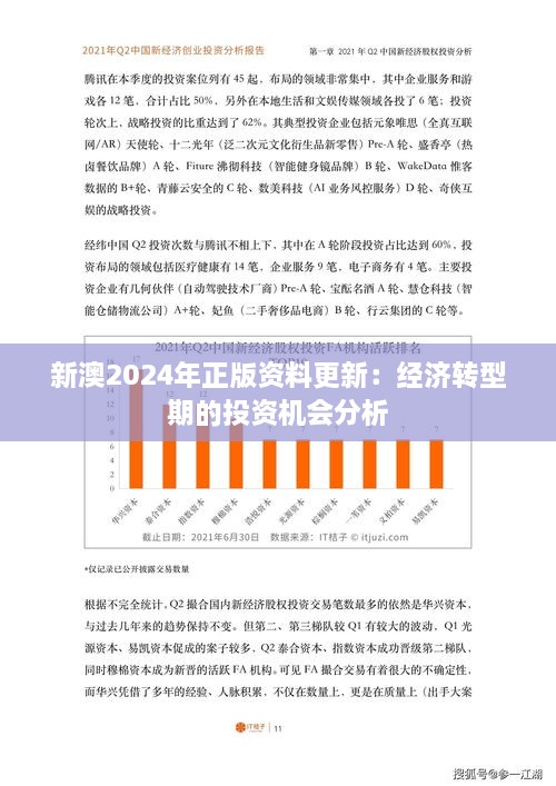 新澳2024年正版资料更新：经济转型期的投资机会分析