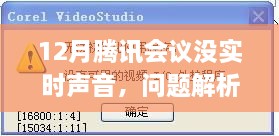 腾讯会议12月无声问题解析及解决方案