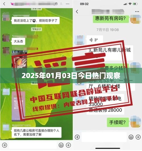 『2025年1月3日热门观察，最新趋势分析』