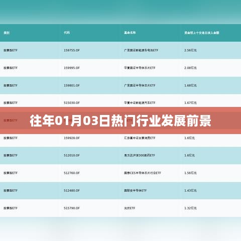 「历年一月初热门行业发展趋势展望」