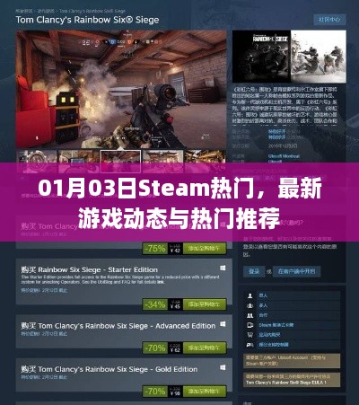 Steam最新游戏动态及热门推荐 01月03日