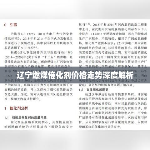 辽宁燃煤催化剂价格走势深度解析