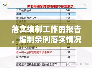 落实编制工作的报告，编制条例落实情况自查报告 