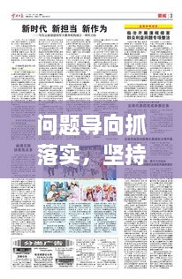 问题导向抓落实，坚持问题导向 抓好落实整改 