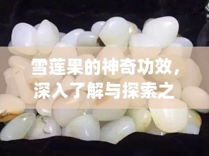 雪莲果的神奇功效，深入了解与探索之旅