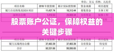 股票账户公证，保障权益的关键步骤