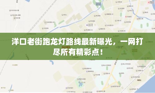 洋口老街跑龙灯路线最新曝光，一网打尽所有精彩点！