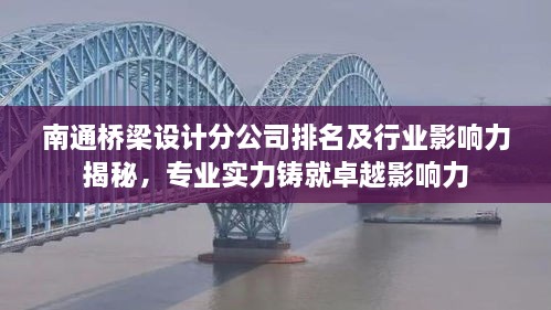 南通桥梁设计分公司排名及行业影响力揭秘，专业实力铸就卓越影响力