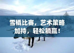 雪橇比赛，艺术策略加持，轻松躺赢！