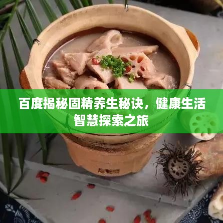 百度揭秘固精养生秘诀，健康生活智慧探索之旅